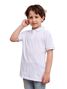 Boys Summer Jersey Print Breathable Eco-Friendly <b>Compressed</b> Quick Dry O-Neck Casual Short Sleeve Polo <b>Shirt</b> Made in Bangladesh - Product Image 4