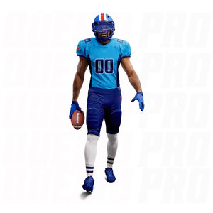 Sublimation American Football Uniforms Quick-Dry Fabric <b>Compression</b> Tops Balaclavas Gloves <b>Bags</b> Flag Football Team Sportswear - Product Image 4