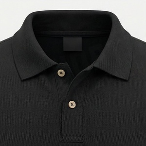 เสื้อยืดแฟชั่นฤดูร้อนผู้ชาย ผ้าคอตตอนผสมลายตาราง เสื้อโปโลแขนสั้น ชายเสื้อตรง สามารถปรับแต่งสีได้ - Product Image 4