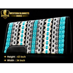 Western Blankets House Classic Training New Zealand Wool Heavy Show Professional Grade Hand Woven <b>Fleece</b> Cotton Outer Shell - Product Image 3