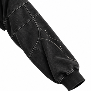 Sudadera Minimalista de Felpa Sólida, Transpirable y Ecológica, con Bolsillo, Corte Regular, Cuello Redondo, Unisex, Negra, Tejida, para Invierno - Product Image 6