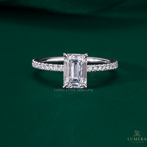 Anillo de Oro de 9k, 10k, 14k y 18k con Diamante Cultivado en Laboratorio de Lujo VVS2, Certificado por IGI, para una Estética Sofisticada y Belleza Atemporal - Product Image 1