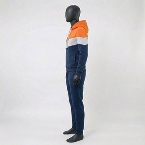 Survêtement de sport d'hiver à capuche de haute qualité pour hommes, conception de logo personnalisé, vêtements de sport ajustés OEM, survêtements en gros - Product Image 3
