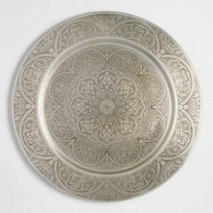 Plateau de service marocain doré décoratif turc ottoman avec poignées pour thé, café, bar, extérieur, commode, desserts, tasses - En promotion - Product Image 6