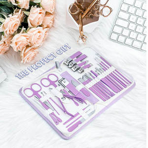 Personal Nail Care Professional Stainless Steel Eco-Friendly Manicure Pedicure Set with Private Label - Product Image 1