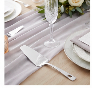 Spatule de service à gâteau en acier inoxydable, outil de service pour tarte et dessert en métal argenté, 1 pièce pour la maison et les fêtes - Product Image 5