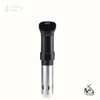 Sudex 1800W Cuiseur à bain-marie en acier inoxydable de haute qualité avec réglage précis de la température, minuterie numérique et moteur DC sans balais