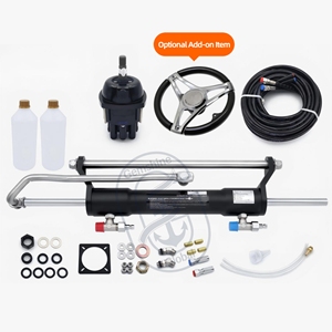 Nouveau système de direction hydraulique 350 CV pour moteurs hors-bord, kit pompe et cylindre de commande marine - Product Image 4