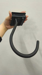 Commercial Steel Bike Hook Rail System Garage <b>Storage</b> Rack Wall Mounted Heavy Duty <b>Bicycle</b> Holder <b>For</b> Multiple Bikes GAR010 - Product Image 4