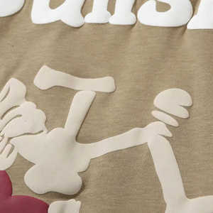 Camisetas Oversize con Logo Personalizado, Estampado Puff, 180g, Transpirables, Modernas, de Algodón, Estilo Casual Urbano, Corte Cuadrado para Hombre - Product Image 6