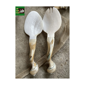 Cuillère artisanale en nacre pour caviar, cuillère exclusive pour la restauration fine, cuillère de table en nacre - Product Image 2