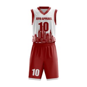 Conjunto de Uniforme de Baloncesto, Camiseta y Pantalones Cortos, Tejido Transpirable de Secado Rápido, Uniforme de Baloncesto para Juego - Product Image 4