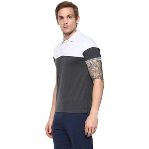 Casual Solid Pattern Men's Polo Shirt Short Sleeve High Quality Polo Shirts Lightweight Street Style Men's Polo Shirts - Product Image 2