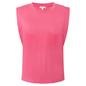Camiseta sin mangas de algodón de alta calidad con estampado personalizado para mujer, estilo corto, con efecto desgastado y rotos, camiseta gráfica sin mangas para mujer - Product Image 5