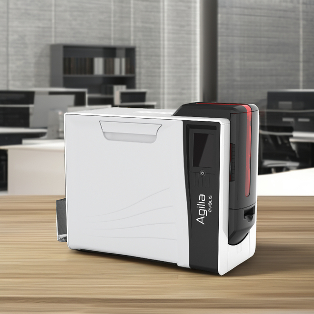 Evolis Agilia 600 DPI ID Card Printer Premium Retransfer Technology Secure High Quality Dual-Sided Laminated 3-Year Stock