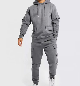 Nuevo Estilo, Pantalones Deportivos con Bolsillos Utilitarios y Capucha con Cordón, Ropa Deportiva Transpirable para Hombre - Product Image 1