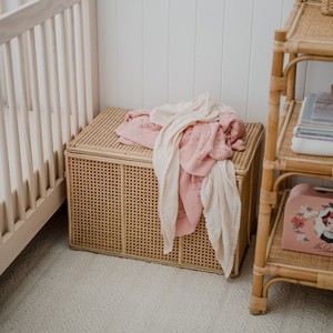 Kids Room Decor Eco-friendly Vintage Rattan <b>Chest</b> Trunks Organizer <b>Storage</b> Containers Trunk <b>Chests</b> with Lid Cheap Price - Product Image 3