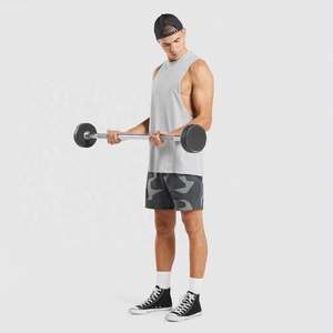 Camiseta sin mangas de algodón 100% personalizada para hombre, modelo 2026 Summer Gym, para fitness, con absorción de humedad y diseño de hombros caídos. - Product Image 6