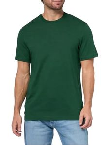 Camiseta Básica de Cuello Redondo y Manga Corta, 100% Algodón, Corte Holgado, Ecológica y Transpirable para Uso Diario Informal - Product Image 1