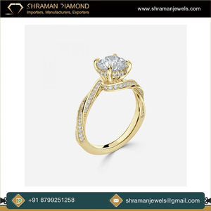 Anillo de Eternidad de Plata Sólida 925 con Incrustaciones de Moissanita VVS de 2 Quilates, Clásico, Moderno y de Alta Calidad, Chapado en Platino, para Mujer - Product Image 3