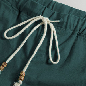 Pantalones Cortos Casuales de Algodón 100% de Alto Rendimiento, Secado Rápido, Cierre con Cordón, Máxima Comodidad, para Deportes Diarios, para Hombre - Product Image 3