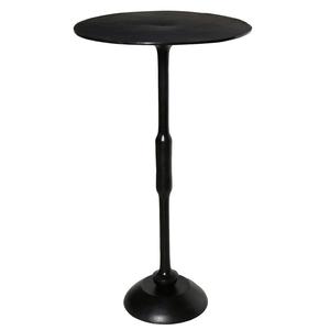 Modern Black Bobbin Side <b>Table</b> <b>Round</b> <b>Wooden</b> Pedestal Drink <b>Table</b> for Living Room Nordic home furniture - Product Image 3