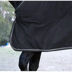 Manta de lana de lujo para caballo, de secado rápido, anti-sudor, transpirable, para establo ecuestre - Product Image 3