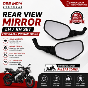 Espejo Retrovisor para Motocicleta Bajaj Pulsar 200NS, Izquierdo y Derecho, Espejo Lateral de Alta Calidad y Durabilidad, Juego de Espejos para Vehículos de Dos Ruedas - Product Image 2