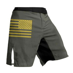 Pantalones Cortos de MMA para Adultos de Alta Calidad, OEM, Lisos, Transpirables, Elásticos, de Spandex/Poliéster, Cómodos, Ligeros y de Secado Rápido - Product Image 5