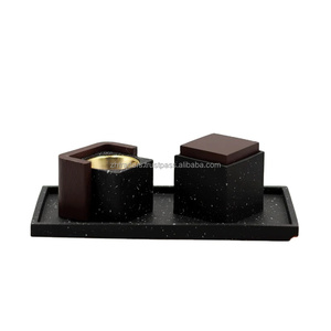 Quemador de Incienso Decorativo de Carbón Vegetal para Fragancia Oud en el Hogar y Regalos Festivos, Quemador de Bakhoor de Madera Hecho a Mano de Primera Calidad con Acabado - Product Image 1