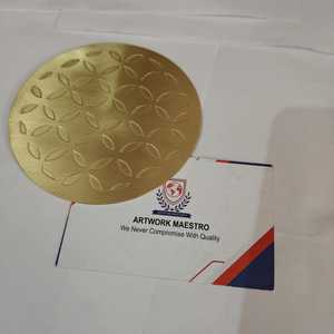 Posavasos artesanales de latón chapado en oro, de alta calidad, con diseños nuevos, para café o té. - Product Image 1