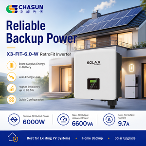 Convertisseur hybride triphasé hors réseau <span class=keywords><strong>SolaX</strong></span> X3-FIT-6.0-W 6,0 kW pour système de stockage d'énergie solaire domestique avec batterie - Product Image 4