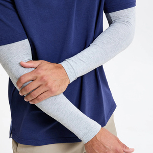 Custom Seamless Breathable Quick Dry Sports Sun UV Protection 100% Cotton Unisex Cycling <b>Compression</b> <b>Arm</b> <b>Sleeve</b> - Product Image 1