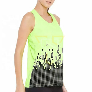 Vêtements de sport sans manches, nouveau style, débardeurs pour femmes en stock, en coton et polyester. - Product Image 4
