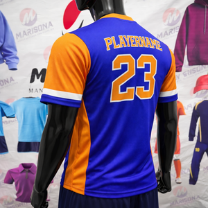 Maillot de football personnalisé à manches courtes, grande taille, séchage rapide, respirant, antibactérien, tissu polyester anti-humidité, sublimé - Product Image 3