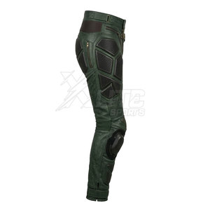 Pantalones de Motocicleta Unisex de Cuero Premium Personalizables para Todas las Estaciones, Tejido Transpirable Resistente, Costuras de Seguridad, Ajuste Cómodo - Product Image 4