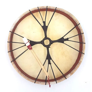 Bodhrán hecho a mano, tambor shamanico, instrumentos musicales tradicionales, tambor irlandés con diseño personalizado. - Product Image 2