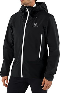 Softshell <b>jacket</b> <b>Men's</b> <b>jacket</b> Retro-Active Series: <b>Men</b>’s Charcoal Grey High-Mobility Training Shorts with Crimson Side-Panel Ac - Product Image 2