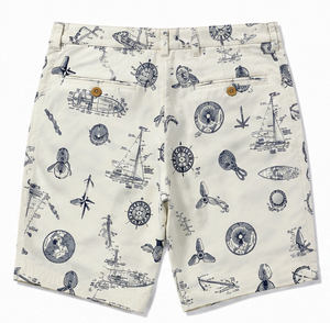 Pantalones Cortos Bermuda Oxford de Algodón para Hombre, Cintura Media, Cierre de Botones, Estilo Casual, con Bolsillos - Product Image 2