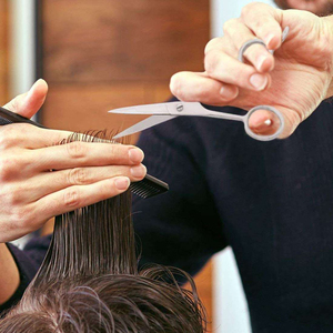 Premium Handcrafted Stainless Steel <b>Barber</b> Shears-Sharp <b>Blades</b> for Precision Hair Cutting with Custom Logo - Product Image 2