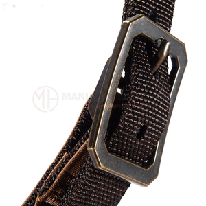 Cabestro de Nylon Marrón para Caballo con Hebillas Ajustables, Herrajes Metálicos, Duradero y Cómodo, Collar de Cabeza para Equitación, Cabestro Kandari - Product Image 4