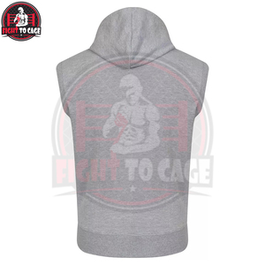 Conjunto Deportivo de Otoño para Hombre, Sudadera sin Mangas y Pantalones Cortos, Ropa de Gimnasio Informal de 2 Piezas, Colores Personalizados Disponibles - Product Image 3