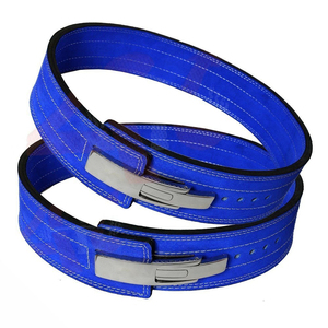 Top Selling Cowhide Leather Weight Lifting Belt 10cm Length with Adjustable Lever Comfortable <b>Back</b> <b>Support</b> for Fitness Safety - Product Image 5