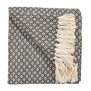 Mô Hình Kim Cương Nhỏ Dệt Bông Màu Xanh Lá Cây Ném Chăn Cho Nhà Và Du Lịch Mềm Mại Phòng Giường Sofa Và Phòng Ký túc xá Ném Từ Ấn Độ - Product Image 2