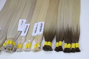 Extensions de cheveux en vrac au prix de gros Cheveux humains vietnamiens Double noyade 100 grammes Toutes les couleurs 12 pouces - Product Image 6