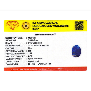 Natural Faceted Lapis Lazuli Loose Gemstone 4.2 Carat for Fine Jewelry - Product Image 4