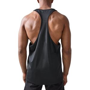 Summer <b>Slim</b> Fit Cotton/Polyester Stretchable Quick Dry Breathable Sports Sleeveless Running Wear Men's Tank Top - Product Image 6