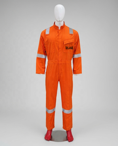 Combinaisons de travail pour l'industrie de la construction, du pétrole et du gaz, salopette de travail à manches longues, haute visibilité, coton, unisexe - Product Image 1