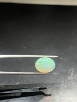Opale d'Éthiopie naturelle non traitée de haute qualité, forme ovale, 4,70 carats, pierre précieuse en vrac, taille cabochon, certifiée IGI, jeu de couleurs multicolores