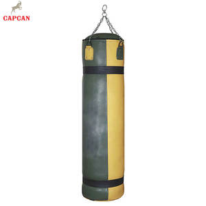 Sac de frappe suspendu durable de haute qualité avec extérieur en cuir synthétique et remplissage de sable pour la maison, la salle de sport et l'usage en studio - Product Image 5